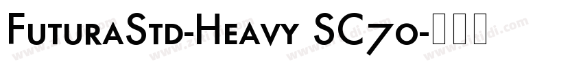 FuturaStd-Heavy SC70字体转换 FuturaStd-Heavy SC70字体转换